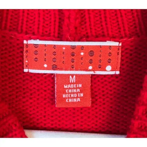 Ugly Christmas Sweater Dress Gingerbread Candycane Fair Isle Red Green size M Size M