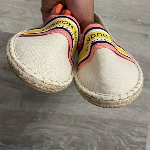 London Fog Collection Kariah Womenâs Slip On Closed Toe FlatâEspadrille 9W