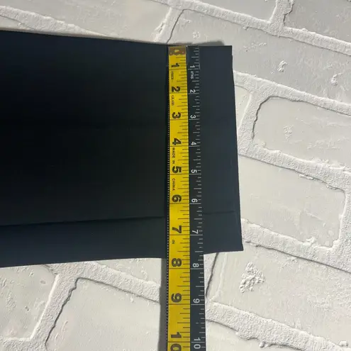 St. John Caviar Emma Dress Pants Womens 12 Black Straight Leg Trousers Preppy