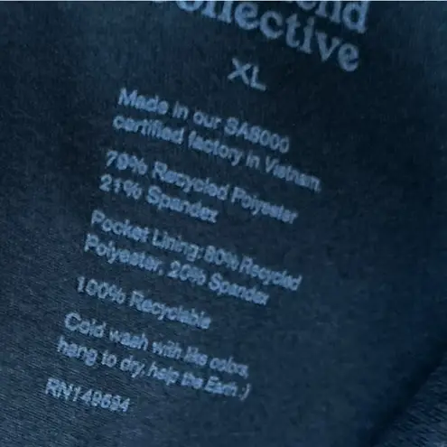 Girlfriend Collective Women's Black A-Line spandex Skirt Size xl Casualll