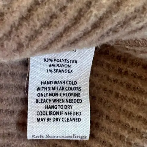 Soft Surroundings Caline Mother Of Pearl Button Down Cardigan Brown Size L NEW - Image 6