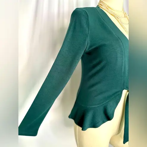 Allegra K Women's Tie-Front Dressy Ruffled Long Sleeve Open Cardigan (809)