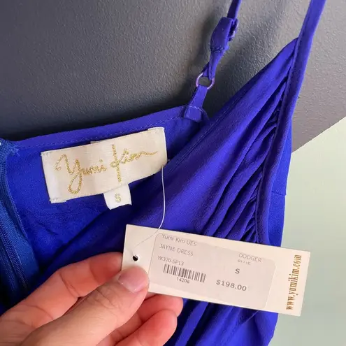 Yumi Kim NWT 100% Silk Janyne draped tulip cami dress Sz S READ DESC