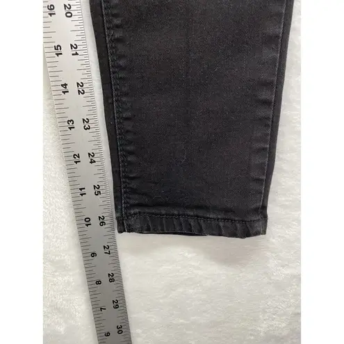 Seven7 Womens Size 12 Fawn Black Mid Rise Legging booty shaper Skinny Leg Jeans