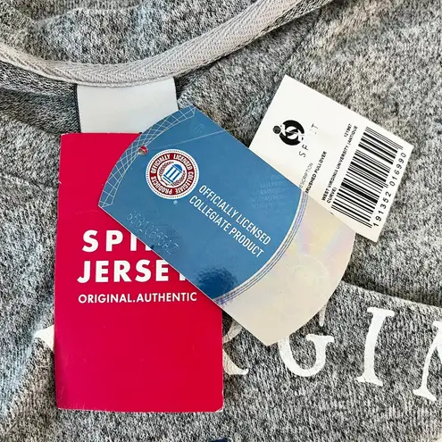 Spirit West Virginia University Womens Top Sweater Brushed Gray Pullover S New