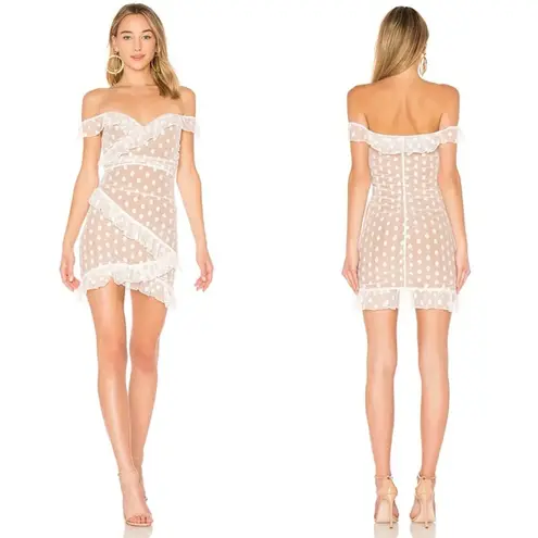 Majorelle Revolve Bandit Dress White