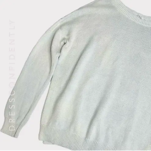 EMERSON FRY Carolyn Cotton Knit Sweater, Tie Dyed, Medium Green