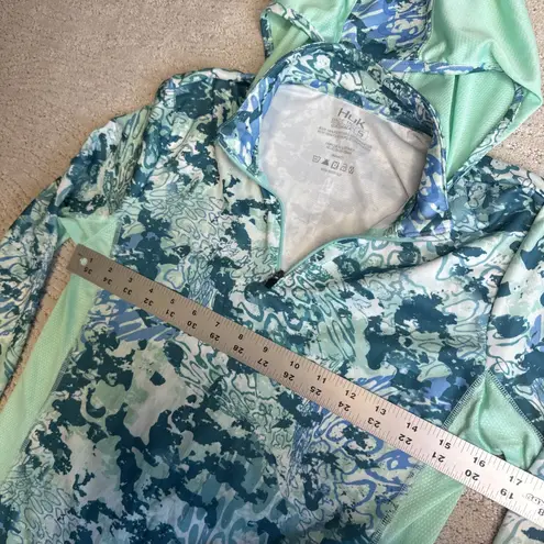 Women's Huk Small Performance Fishing Pullover Hoodie 1/4 Zip Long Sleeve