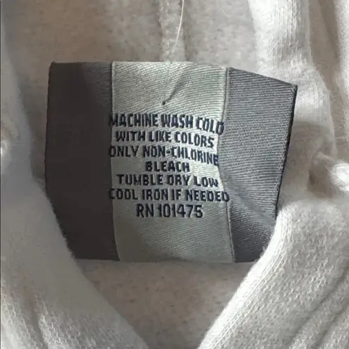 J. America Women’s Virginia Tech White College Hoodie Embroidered Size S NEW