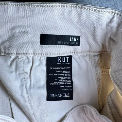 Kut From The Kloth  Jane high rise short white size 8 thumbnail 8