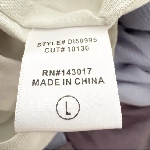 NWT Ces Femme Make It Work Colorful Tiered Ruffled Boho Sundress Maxi Size L Blue Size L