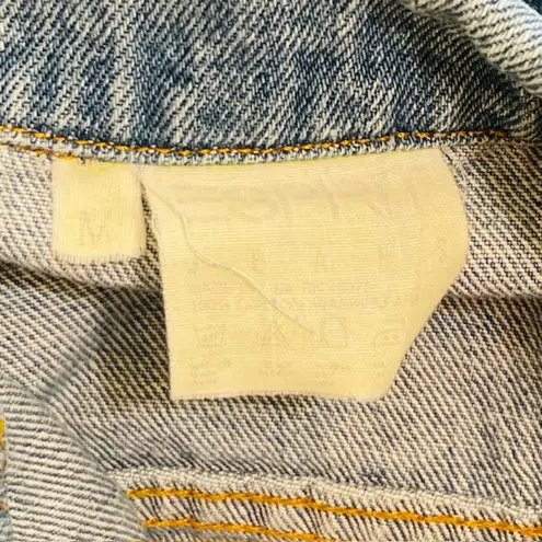 Esprit Vintage 80s Long Straight Cut Boxy Denim Jean Jacket Unisex Medium