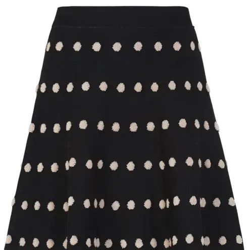BCBGMAXAZRIA  Gloriah Jacquard Polka Dot Miniskirt