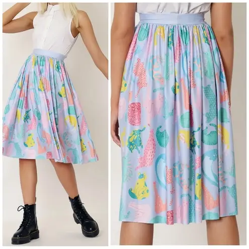 Blackmilk Catmeleon Slinky Pocket Skirt, XS