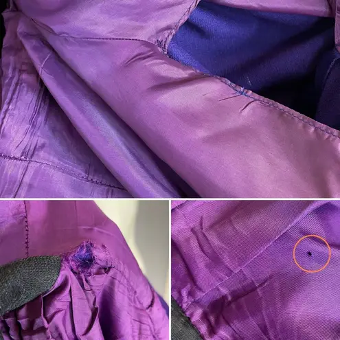 Vintage Color Blocked Dress Ursula Retro Disneybounding Halloween Costume 90s Purple Size XS