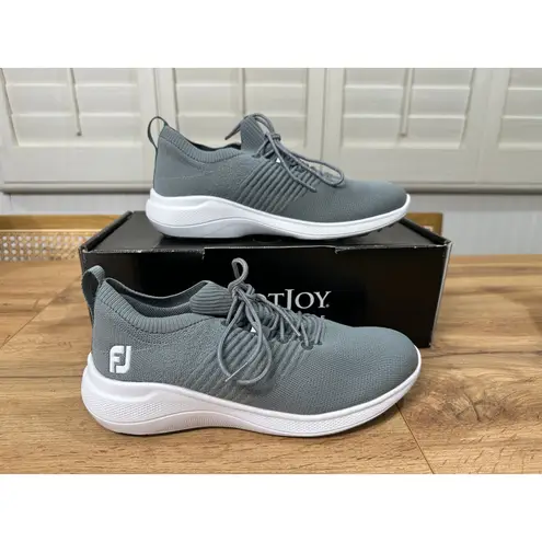 FootJoy Women's Flex XP Golf Shoes Performance Knit Mesh Grey Size 9 NIB