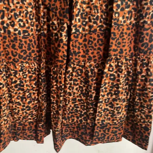 Ulla Johnson Sierra Midi Skirt Leopard