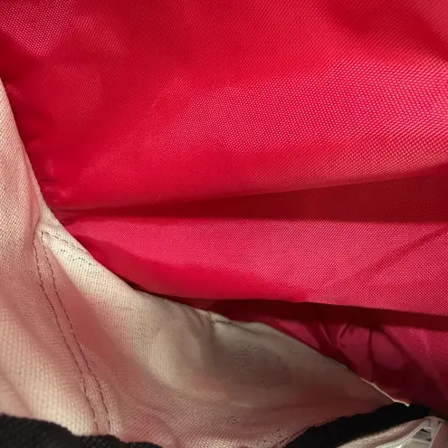 KAVU Rope Sling Bag Polka Dot Gray Pink Teal Shoulder Backpack Purse 0100460