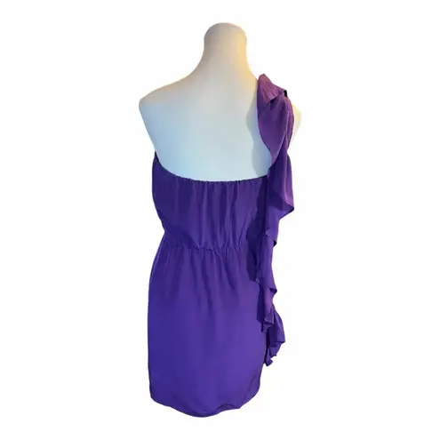 Marciano Y2K Purple One Shoulder Mini Dress NWT Sz XS