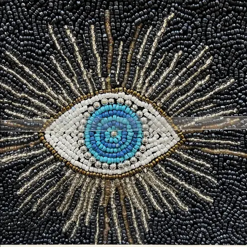 Sincerely Jules | Beaded Evil Eye 🪬 Wristlet/Wallet/Make