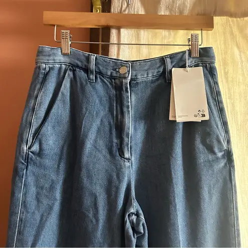 COS ‎ Straight-Leg Denim Trousers Jeans Pants Organic Cotton Tencel NWT Size 36