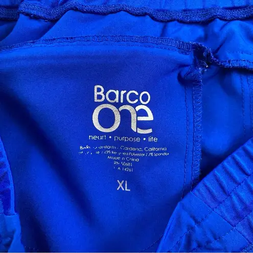 Barco One | Royal Blue Boost 3 Pocket Medical Scrub Jogger Pant | Womens Size XL