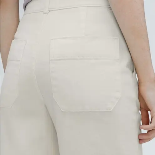 Everlane The Organic Wide-Leg Pant in Bone Size 16 NWT