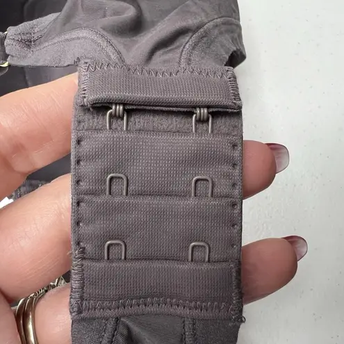 Natori Size 32DDD Bra 7313219 Refined Contour Underwire Gunmetal Cool Touch Gray