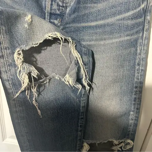 Moussy Vintage Latrobe Tapered Jean in Blue Size 27