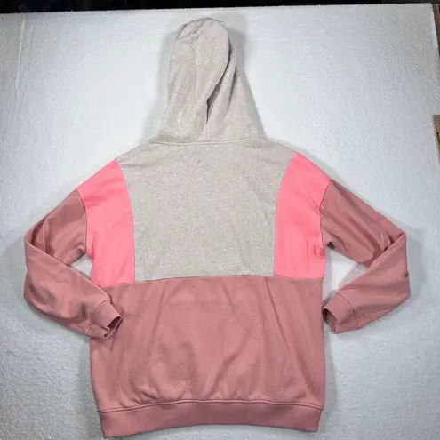 American Eagle  Sweatshirt Womens Size X-Small Pink Colorblock Jegging Fit Hoodie