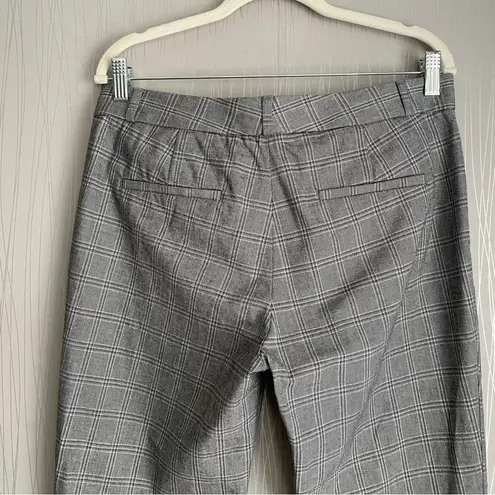 Banana Republic Sloan Dress Pants Gray Plaid Size 10