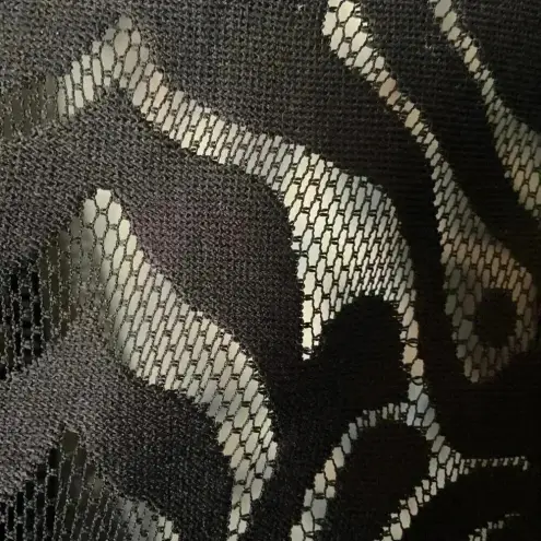 Moss Rose Black Mesh Boho Tassel Kimono One‎ Size Fringe Western Whimsigoth Maxi