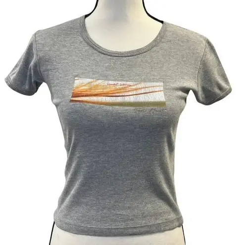 Women's Vintage Concert Tori Amos Women’s Baby Tee Size M Gray Size M