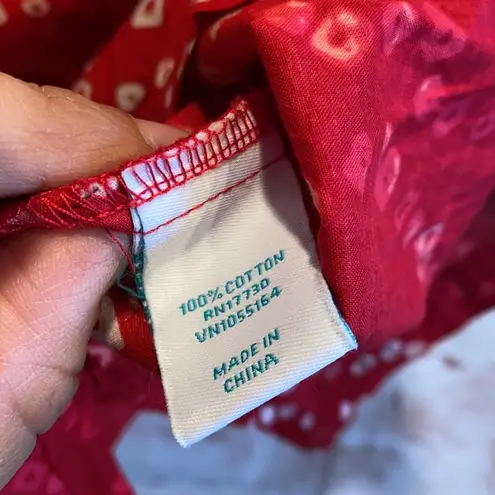 Calypso St. Barth red grey sequin swim cover up M