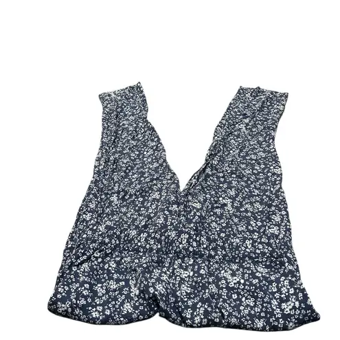 Jessica Simpson  blue and white floral pull on pants