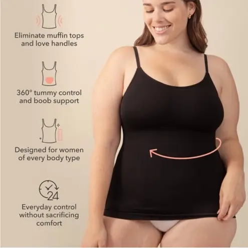 NWT Shapermint Slimming Tummy Control All Day Every Day Scoop Neck Camisole M White Size M