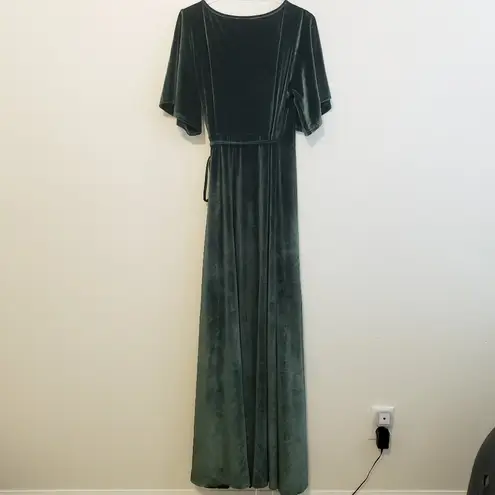 Baltic Born Meghan Velvet Wrap Maxi Dress New Without Tags