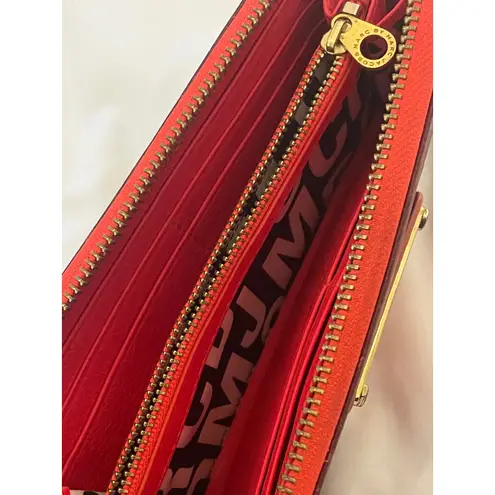 Marc by Marc Jacobs Standard Supply Workwear Zip Around Wallet Burgundy Red - Image 6