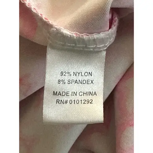 Lulu B Crew Neck Tunic 3/4 Sleeve UPF 50+ Pink Coral Women's XL