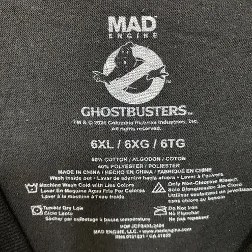 Ghostbusters I Ain't Afraid Of No Ghost Movie Quote & Logo T-Shirt 6XL