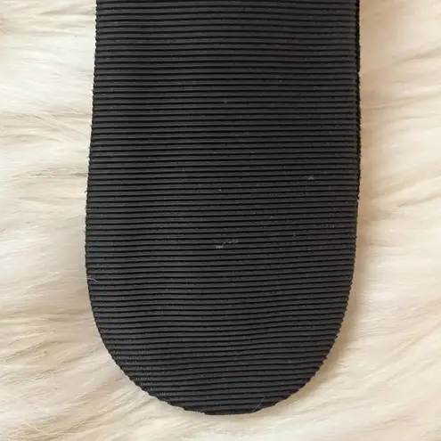 INC International Concepts Black Heart Mesh Slippers Flats Mules Slippers 7 / 8