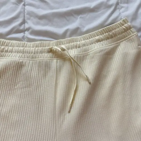 NWT DSG Womens Size XL Pants Cream High Rise Woven Everyday Jogger Pant White