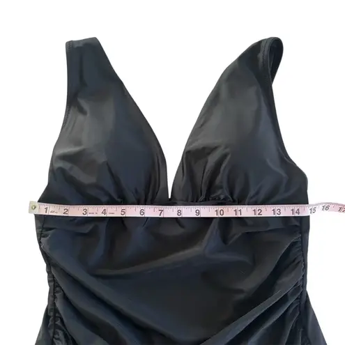 J.Crew Classic Black Ruched V