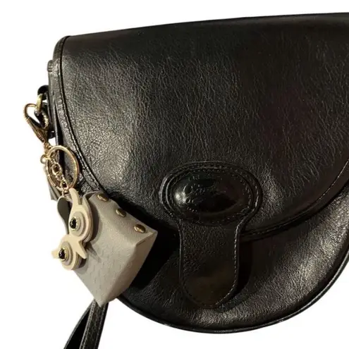 Owl Purse Charm Multicolor Owl Keychain Coin Purse with Tassel Gray