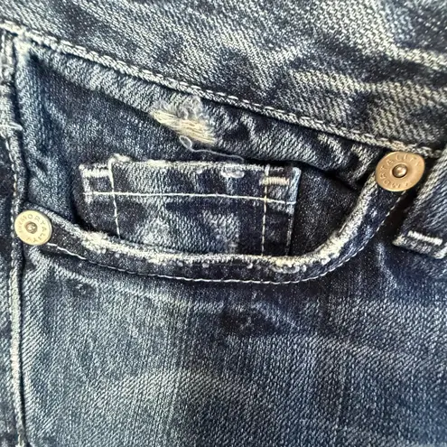 IMMORTALITY by Dianna Taleshi Boot Cut Low Rise Jeans SZ 29 Rock Bling Goddess Blue