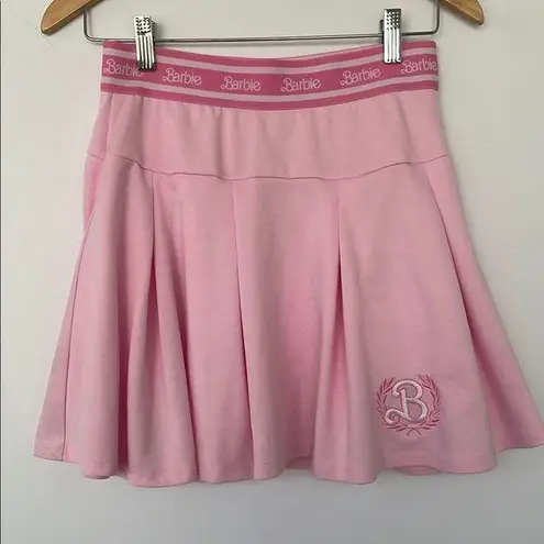 Barbie Women’s Pink Pleated Skater Tennis Mini Golf Skirt Medium