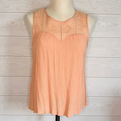 Chloe K  peach sleeveless top Size Medium