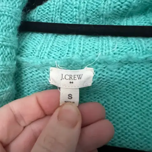 J.Crew  Factory Turquoise Vneck Pullover Sweater