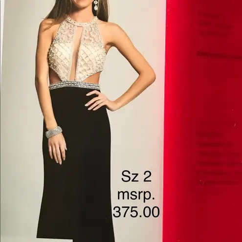 Dave and Johnny prom gown/added pic w a model fir detail