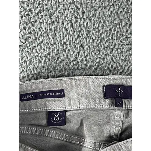 NYDJ Convertible Ankle Jeans Women 14P Alina Lift Tuck Technology Casual